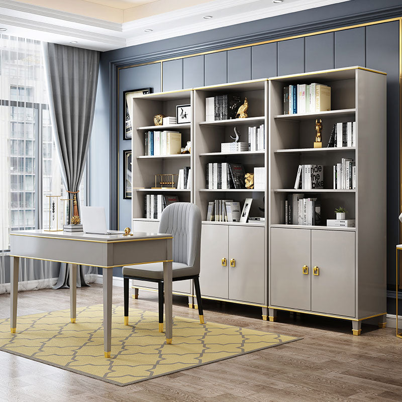 Bureau de bureau en bois de style contemporain Bureau de tâche de forme rectangulaire avec 3 tiroirs pour la maison