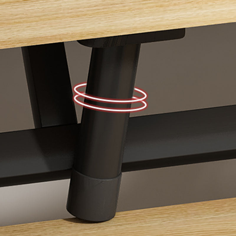 Contemporary Style Folding Home Office Desk Rectangular Trestle Writing Desk Clearhalo 'furn' 'furn_office_desk' 'Furniture' 'Office Desks' 'Office Furniture' 'office_desk' 7496597