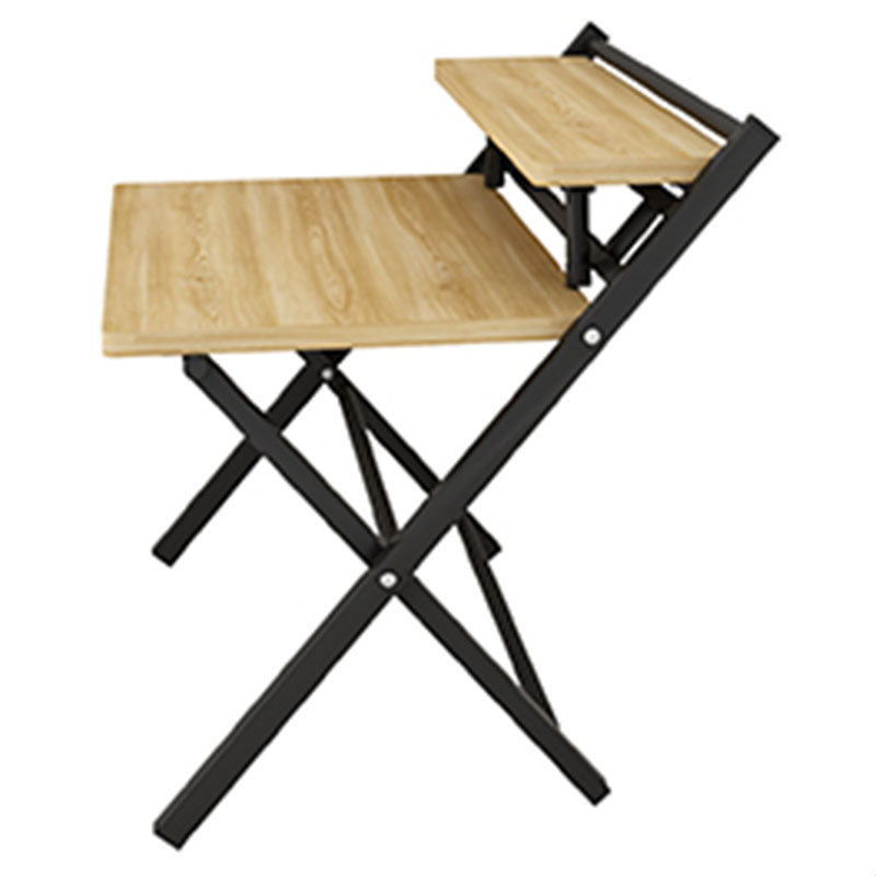 Contemporary Style Folding Home Office Desk Rectangular Trestle Writing Desk Clearhalo 'furn' 'furn_office_desk' 'Furniture' 'Office Desks' 'Office Furniture' 'office_desk' 7496600