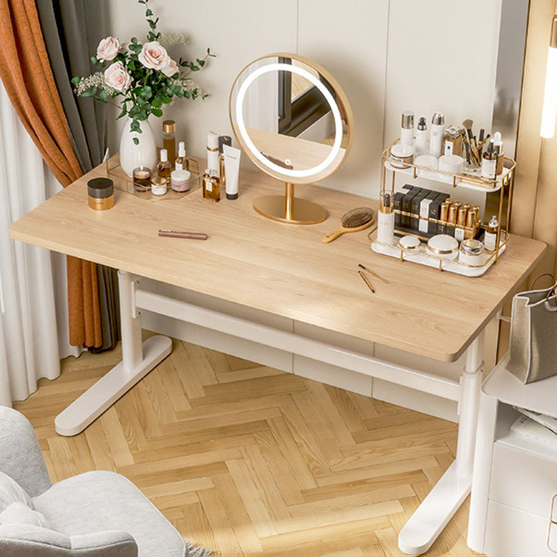 Bureau d'écriture rectangulaire naturel du bureau de bureau réglable de style moderne