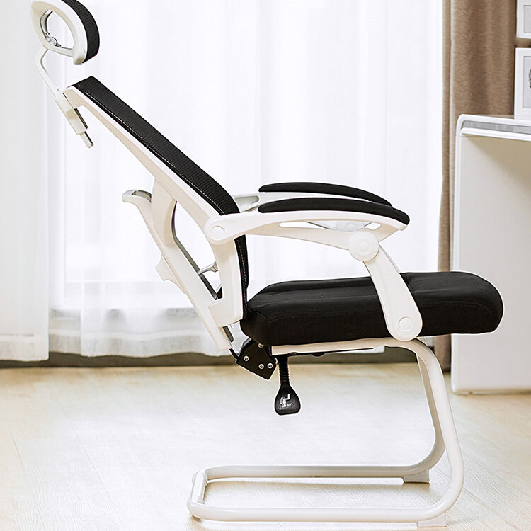 Chaise de bureau à armes rembourrées modernes Pas de chaise de bureau ergonomique pénible