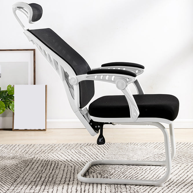 Chaise de bureau à armes rembourrées modernes Pas de chaise de bureau ergonomique pénible