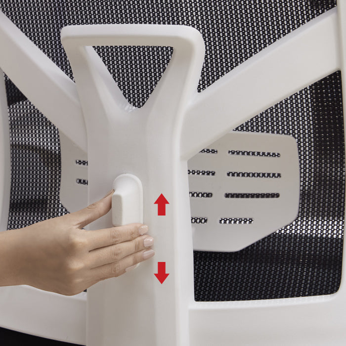 Chaise de bureau à armes rembourrées modernes Pas de chaise de bureau ergonomique pénible