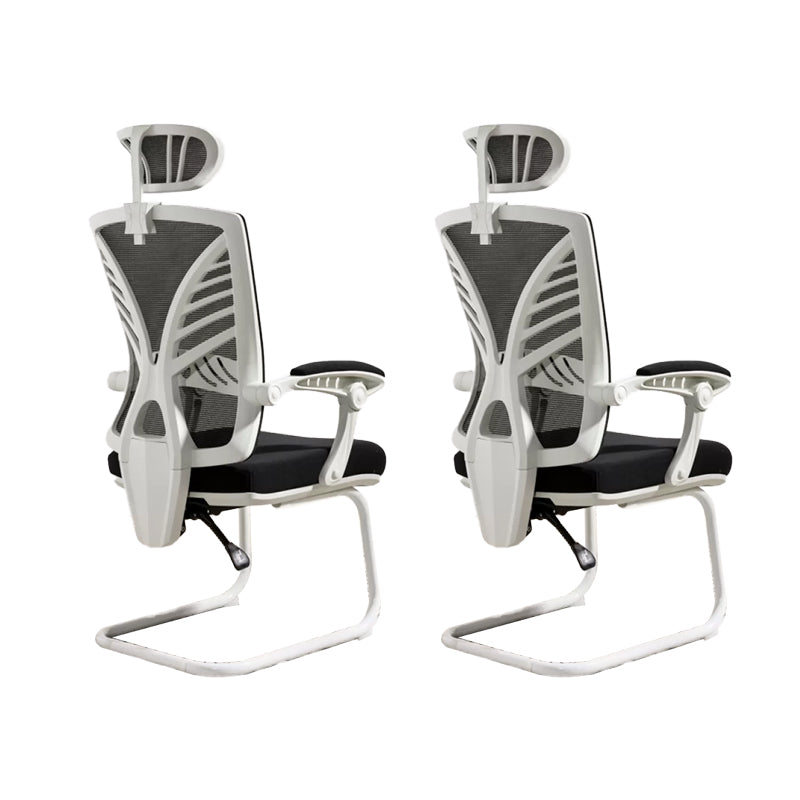 Chaise de bureau à armes rembourrées modernes Pas de chaise de bureau ergonomique pénible