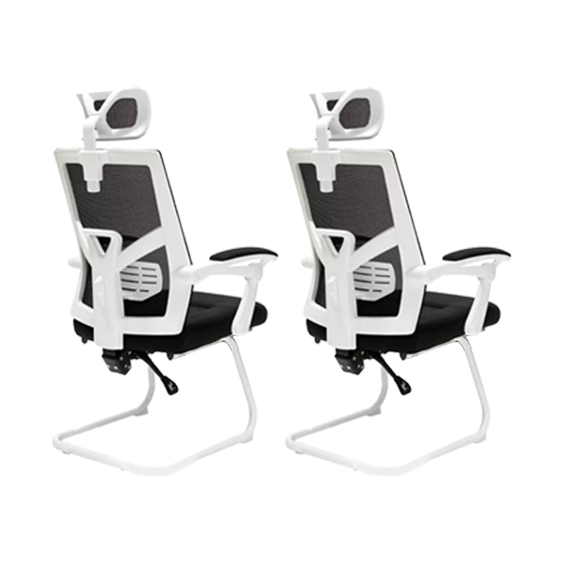 Chaise de bureau à armes rembourrées modernes Pas de chaise de bureau ergonomique pénible