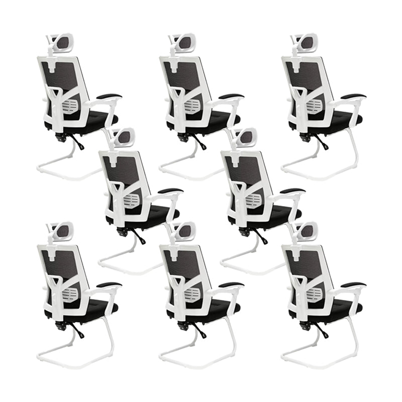 Chaise de bureau à armes rembourrées modernes Pas de chaise de bureau ergonomique pénible