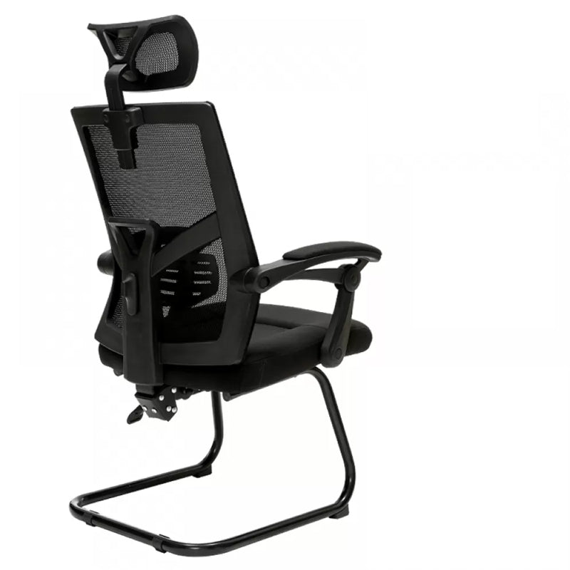 Chaise de bureau à armes rembourrées modernes Pas de chaise de bureau ergonomique pénible