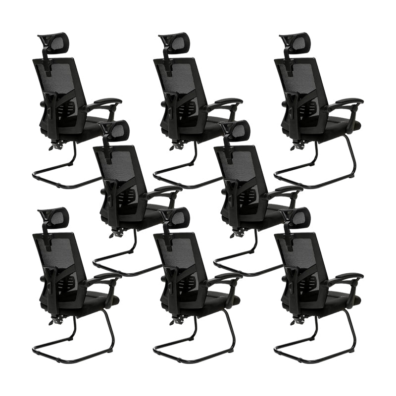 Chaise de bureau à armes rembourrées modernes Pas de chaise de bureau ergonomique pénible