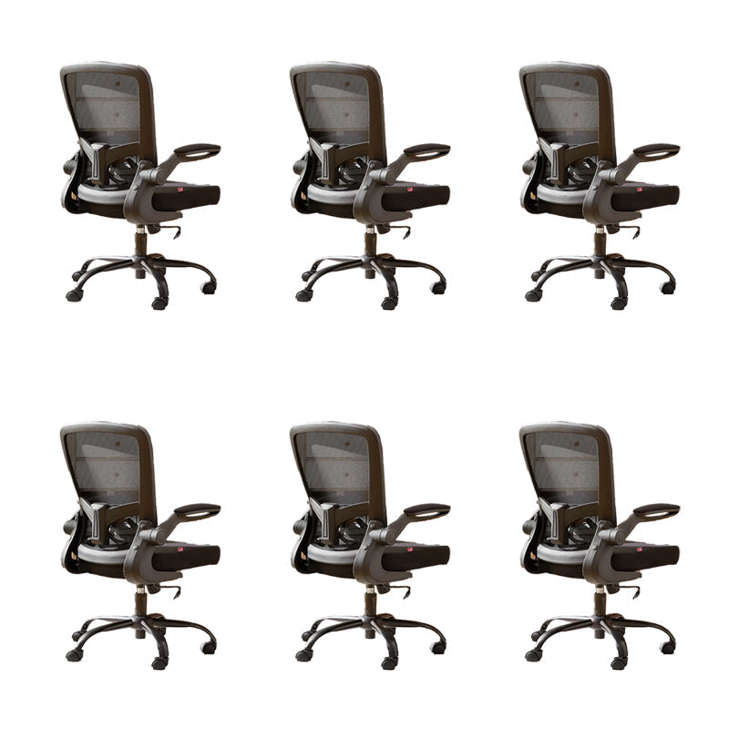 Modern Removable Arms Chair Tilt Mechanism No Distressing Ergonomic Desk Chair with Wheels