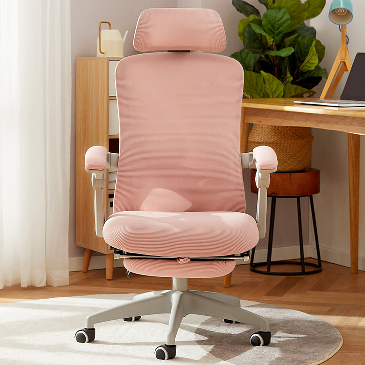 Modern Padded Arms Office Chair No Distressing Ergonomic Slide Chair Clearhalo 'furn' 'furn_office_chair' 'Furniture' 'Office Chairs' 'Office Furniture' 'office_chair' 7496810