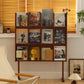 Modern Style Closed Back Bookshelf Solid Wood Bookcase with Shelves Clearhalo 'Bookcases' 'furn' 'furn_bookcases' 'Furniture' 'Office Furniture' 7497242