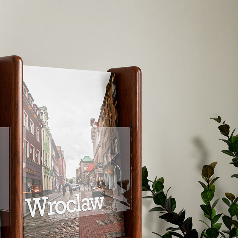 Modern Style Closed Back Bookshelf Solid Wood Bookcase with Shelves Clearhalo 'Bookcases' 'furn' 'furn_bookcases' 'Furniture' 'Office Furniture' 7497251