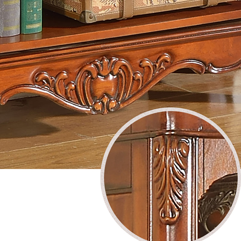Contemporary Closed Back Bookshelf Vertical Solid Wood Bookcase for Office Clearhalo 'Bookcases' 'furn' 'furn_bookcases' 'Furniture' 'Office Furniture' 7497263