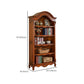 Contemporary Closed Back Bookshelf Vertical Solid Wood Bookcase for Office Clearhalo 'Bookcases' 'furn' 'furn_bookcases' 'Furniture' 'Office Furniture' 7497268