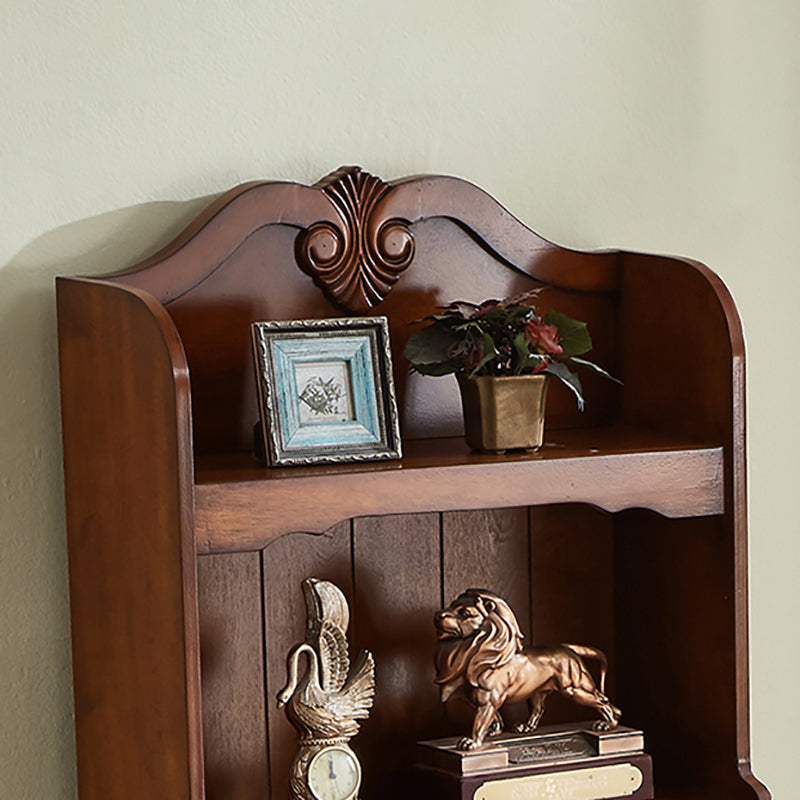 Contemporary Closed Back Bookshelf Vertical Solid Wood Bookcase Clearhalo 'Bookcases' 'furn' 'furn_bookcases' 'Furniture' 'Office Furniture' 7497294