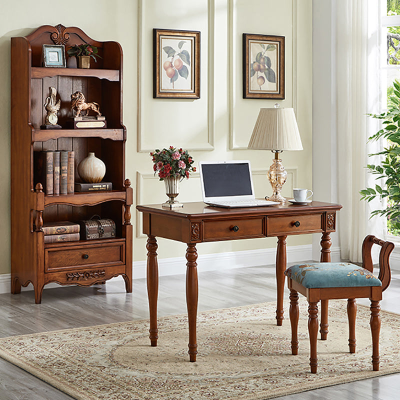Contemporary Closed Back Bookshelf Vertical Solid Wood Bookcase Clearhalo 'Bookcases' 'furn' 'furn_bookcases' 'Furniture' 'Office Furniture' 7497297