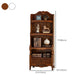 Contemporary Closed Back Bookshelf Vertical Solid Wood Bookcase Clearhalo 'Bookcases' 'furn' 'furn_bookcases' 'Furniture' 'Office Furniture' 7497298