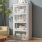 Modern Style Closed Back Bookshelf Standard Solid Wood Bookcase with Cabinets 31"L x 13"W x 61"H Clearhalo 'Bookcases' 'furn' 'furn_bookcases' 'Furniture' 'Office Furniture' 7497308