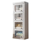 Modern Style Closed Back Bookshelf Standard Solid Wood Bookcase with Cabinets Clearhalo 'Bookcases' 'furn' 'furn_bookcases' 'Furniture' 'Office Furniture' 7497311