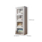 Modern Style Closed Back Bookshelf Standard Solid Wood Bookcase with Cabinets Clearhalo 'Bookcases' 'furn' 'furn_bookcases' 'Furniture' 'Office Furniture' 7497318