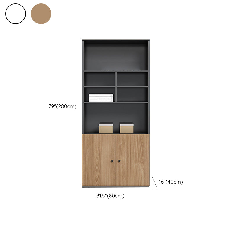 Mobile moderno medievale mobile in legno verticale archivio