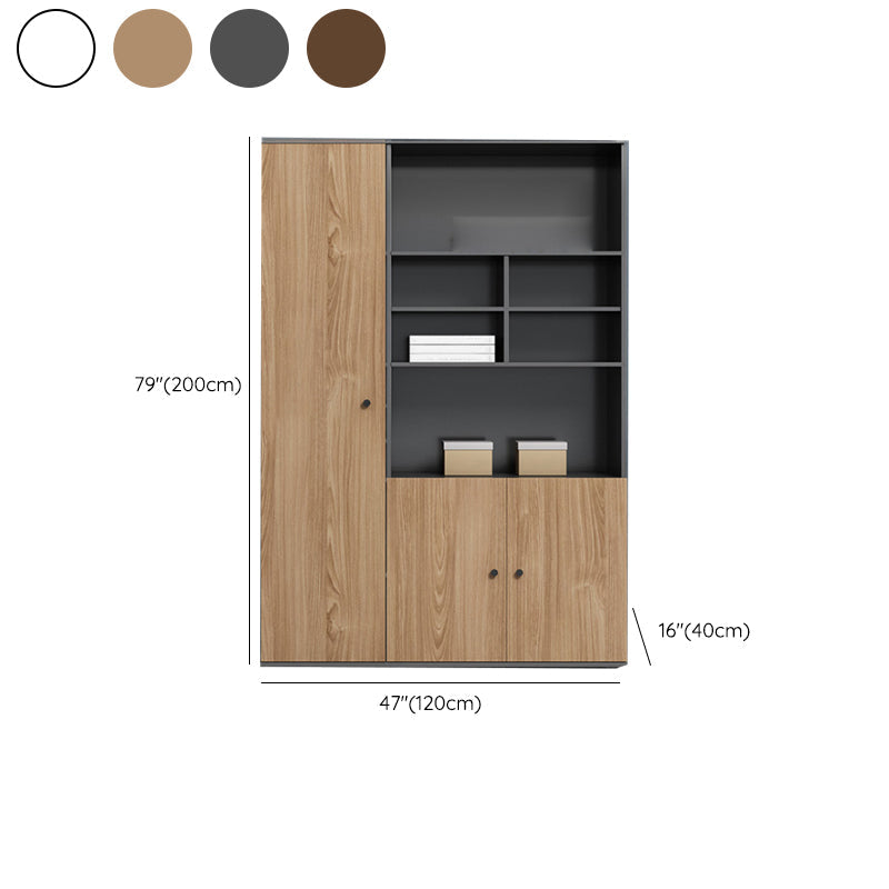 Mobile moderno medievale mobile in legno verticale archivio