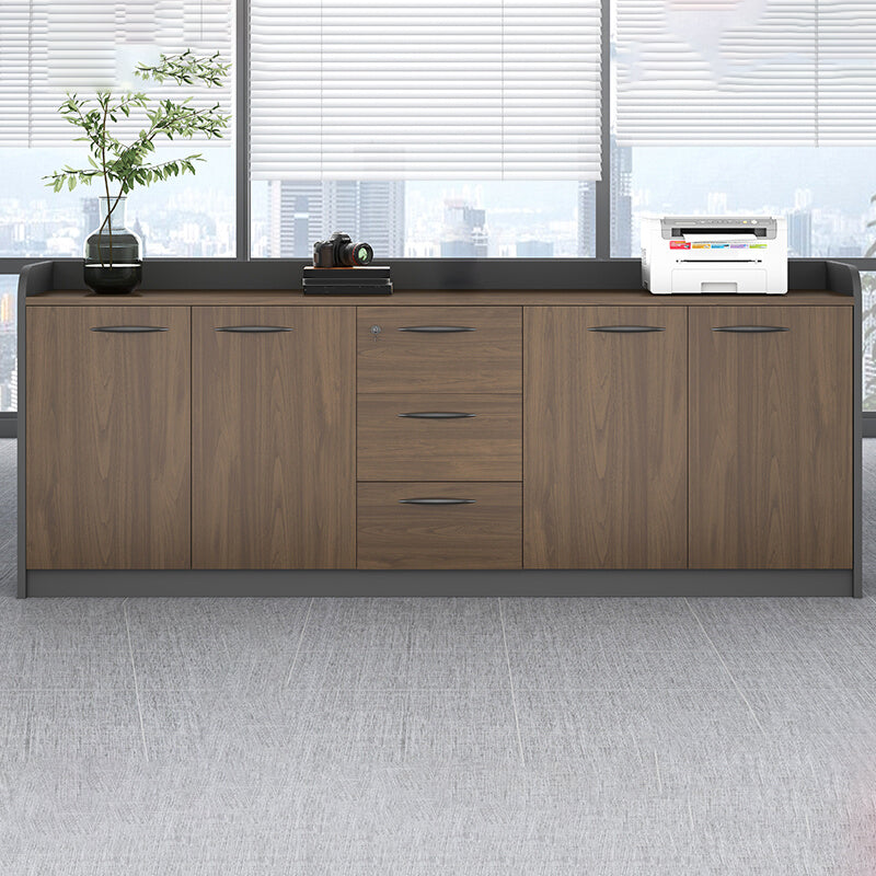 Nordic Lateral Filing Cabinet Wooden Frame Storage Filing Cabinet Clearhalo 'Filing Cabinets' 'filling_cabinets' 'furn' 'furn_filling_cabinets' 'Furniture' 'Office Furniture' 7497544