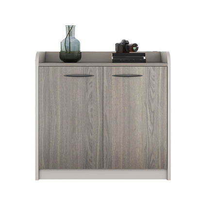 Nordic Lateral Filing Cabinet Wooden Frame Storage Filing Cabinet 31"L x 16"W x 31"H Grey Drawer Not Included Clearhalo 'Filing Cabinets' 'filling_cabinets' 'furn' 'furn_filling_cabinets' 'Furniture' 'Office Furniture' 7497550