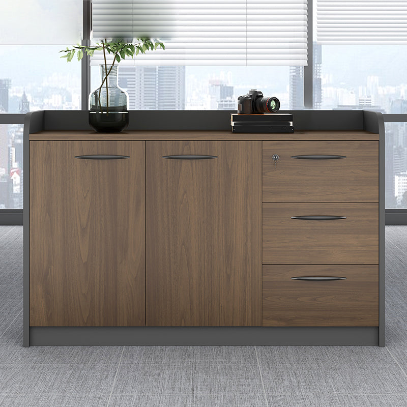 Nordic Lateral Filing Cabinet Wooden Frame Storage Filing Cabinet Clearhalo 'Filing Cabinets' 'filling_cabinets' 'furn' 'furn_filling_cabinets' 'Furniture' 'Office Furniture' 7497551