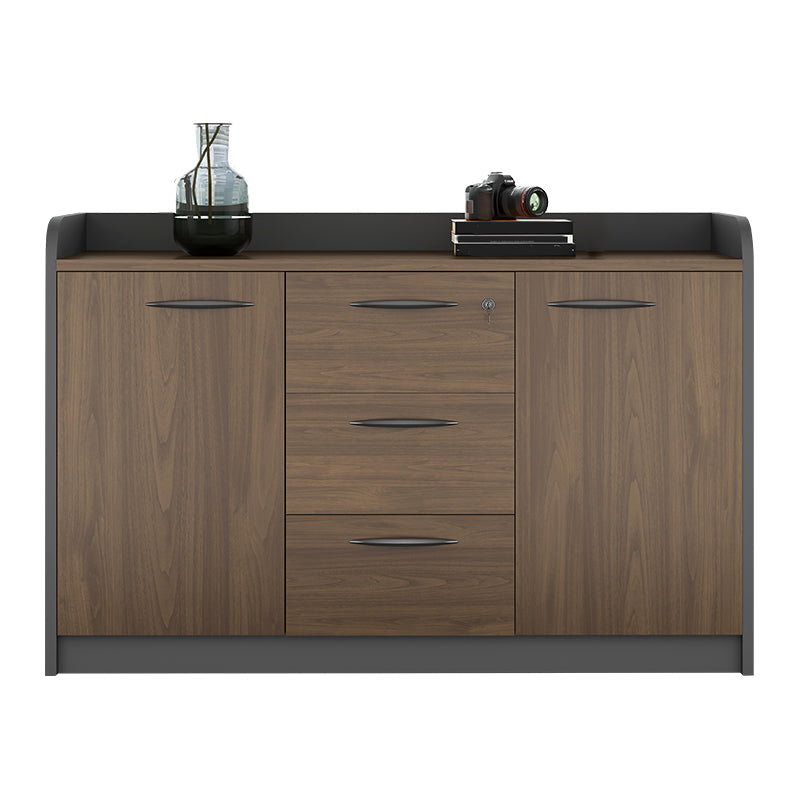 Nordic Lateral Filing Cabinet Wooden Frame Storage Filing Cabinet Clearhalo 'Filing Cabinets' 'filling_cabinets' 'furn' 'furn_filling_cabinets' 'Furniture' 'Office Furniture' 7497553