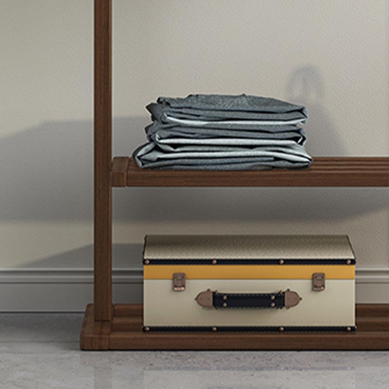 Contemporary Storage Wardrobe Bedroom Wooden Armoire with Shelves Clearhalo 'Armoires & Wardrobes' 'armoires_wardrobes' 'Bedroom Furniture' 'furn' 'furn_armoires_wardrobes' 'Furniture' 7497621