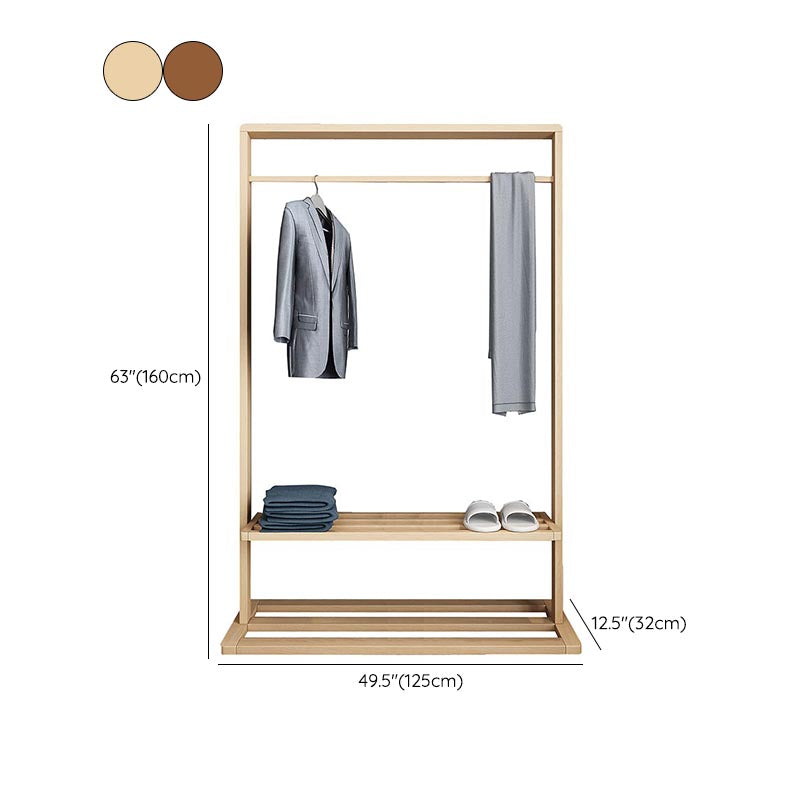 Contemporary Storage Wardrobe Bedroom Wooden Armoire with Shelves Clearhalo 'Armoires & Wardrobes' 'armoires_wardrobes' 'Bedroom Furniture' 'furn' 'furn_armoires_wardrobes' 'Furniture' 7497630