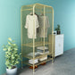 Industrial Style Wardrobe Bedroom Metal Wardrobe Closet with Doors