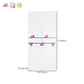 Modern Armoire Steel 2 Doors White Small Wardrobe Armoire with Lock Clearhalo 'Armoires & Wardrobes' 'armoires_wardrobes' 'Bedroom Furniture' 'furn' 'furn_armoires_wardrobes' 'Furniture' 7497677