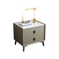 Modern Accent Table Nightstand Stone Nightstand with Drawers Clearhalo 'Bedroom Furniture' 'furn' 'furn_night_stand' 'Furniture' 'night_stand' 'Nightstands' 7497772