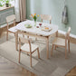 Extendable Round Dining Table Solid Wood 4 Legs Dining Table for Dining Room Clearhalo 'Dining Tables & Seating' 'Dining Tables' 'dining_table' 'furn' 'furn_dining_table' 'Furniture' 'Kitchen & Dining Furniture' 7498804