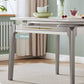 Extendable Round Dining Table Solid Wood 4 Legs Dining Table for Dining Room Clearhalo 'Dining Tables & Seating' 'Dining Tables' 'dining_table' 'furn' 'furn_dining_table' 'Furniture' 'Kitchen & Dining Furniture' 7498810