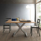 Simplicity Style Dining Site Table Rectangle Wood Folding Furniture Clearhalo 'Dining Tables & Seating' 'Dining Tables' 'dining_table' 'furn' 'furn_dining_table' 'Furniture' 'Kitchen & Dining Furniture' 7498878