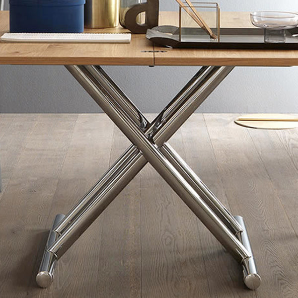 Simplicity Style Dining Site Table Rectangle Wood Folding Furniture Clearhalo 'Dining Tables & Seating' 'Dining Tables' 'dining_table' 'furn' 'furn_dining_table' 'Furniture' 'Kitchen & Dining Furniture' 7498881