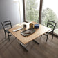 Simplicity Style Dining Site Table Rectangle Wood Folding Furniture Clearhalo 'Dining Tables & Seating' 'Dining Tables' 'dining_table' 'furn' 'furn_dining_table' 'Furniture' 'Kitchen & Dining Furniture' 7498882