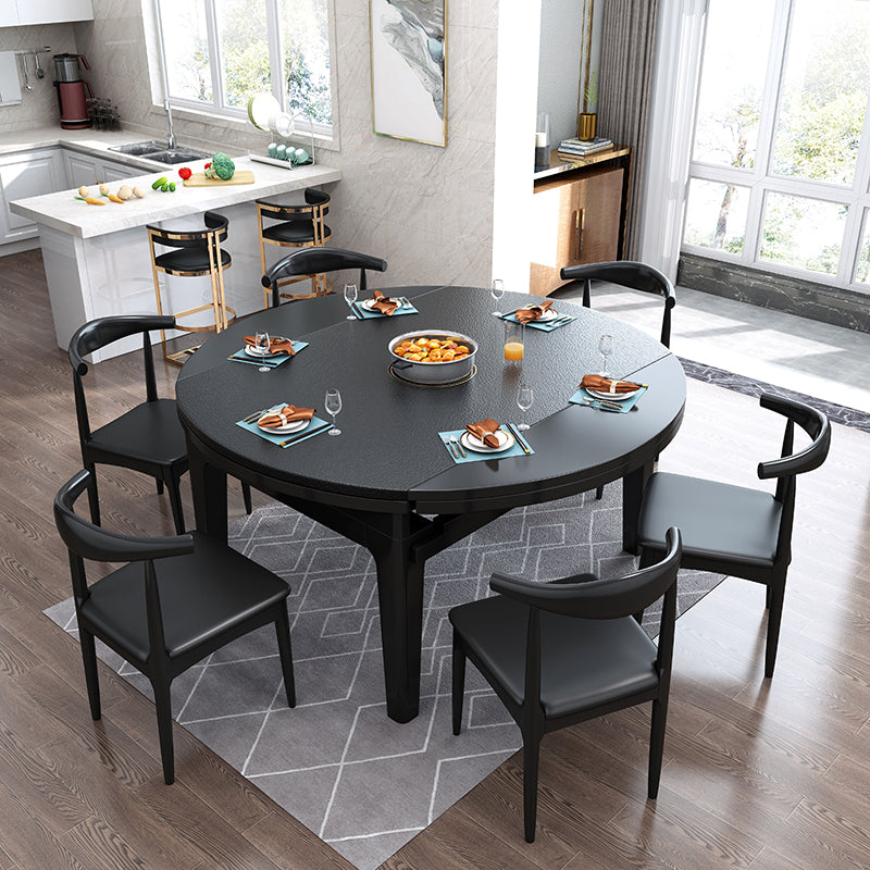 4-Fuß-Esstisch Steinstein Drop-Blatt Dinette Tisch für Zuhause