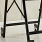 Table à manger ronde pliable moderne, base en métal pour salle à manger
