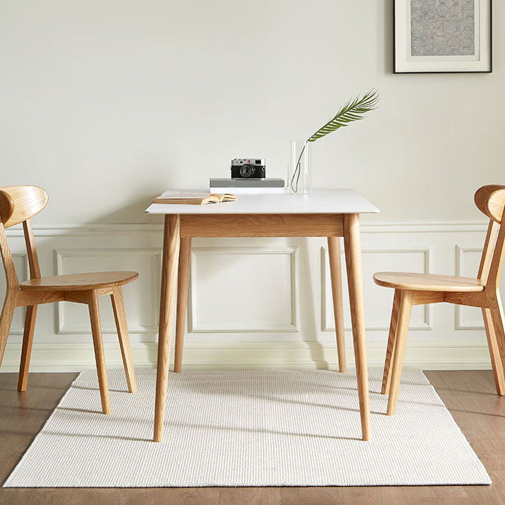 Sintered Stone Top Table White Dining Table for Kitchen Room
