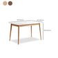 Sintered Stone Top Table White Dining Table for Kitchen Room