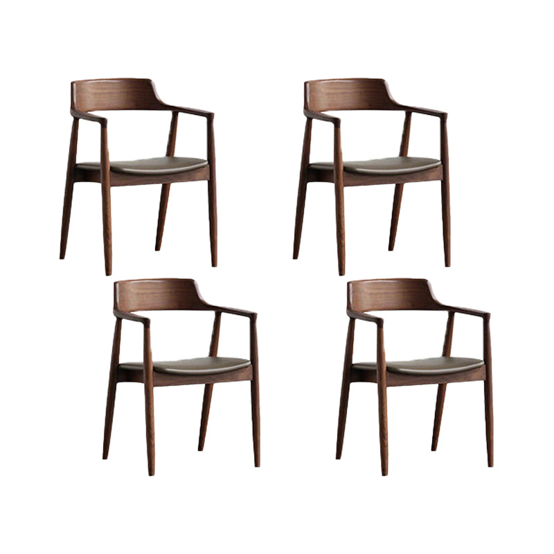 Wood Double Pedestal Dining Table Set 1/4/5 Pieces Dining Set for Kitchen Chair(s) None 4 Piece Set Clearhalo 'Dining Room Sets' 'Dining Tables & Seating' 'dining_room_set' 'furn' 'furn_dining_room_set' 'Furniture' 'Kitchen & Dining Furniture' 7499136