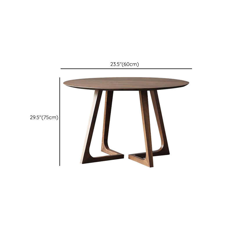 Ronde massieve houten eettafel Set 1/4/5 stukken Dinerset voor keuken