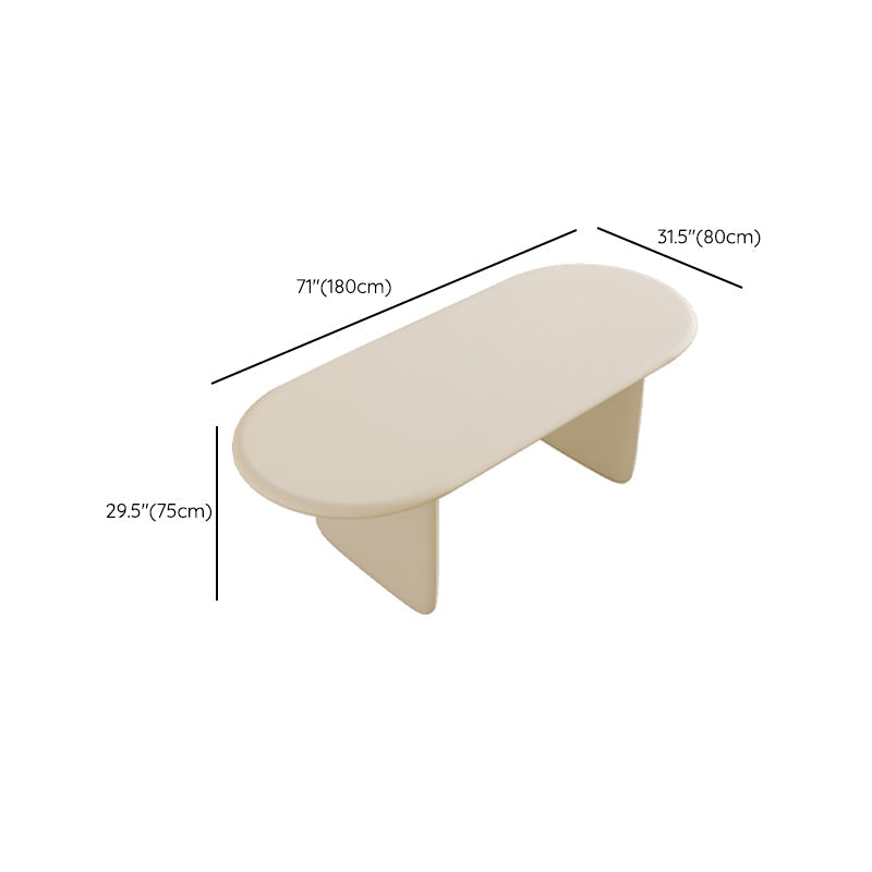 Set da pranzo ovale 1/2/5 pezzi set da pranzo bianco contemporaneo