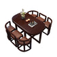 Juego de silla de comedor y mesa de 7 piezas juegos de mesa de comedor contemporáneos