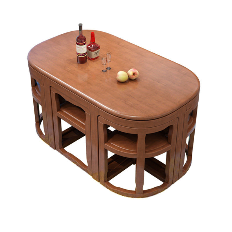Juego de silla de comedor y mesa de 7 piezas juegos de mesa de comedor contemporáneos