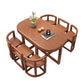 Juego de silla de comedor y mesa de 7 piezas juegos de mesa de comedor contemporáneos
